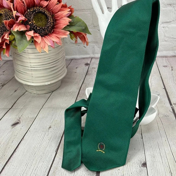 Tommy Hilfiger Other - Vintage tommy Hilfiger silk green neck Tie preppy business office